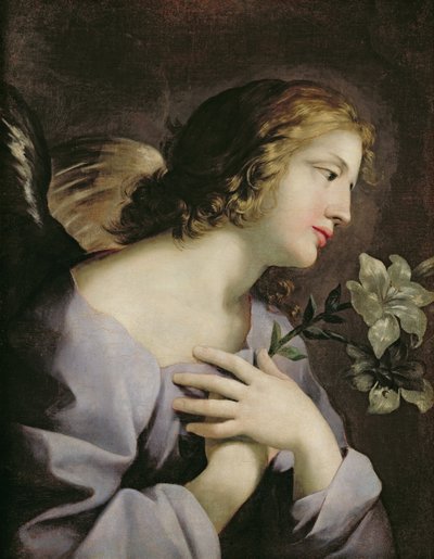 De Engel van de Aankondiging door Giovanni Francesco Romanelli